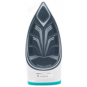 Утюг SAKURA SA-3053CGR, 2400 Вт, керамика, зеленый / белый-1