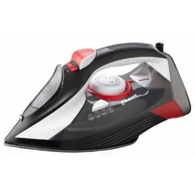 Утюг SAKURA SA-3067CBR, 2400Вт, керамика, черный / белый / красный
