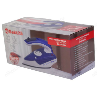 Утюг SAKURA SA-3069NBL 1000Вт дорожн-9