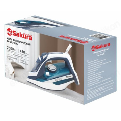 Утюг SAKURA SA-3071CBL 2600 Вт керам-2