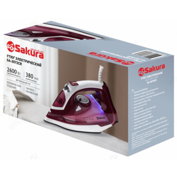 Утюг SAKURA SA-3072CR 2600 Вт керам-1