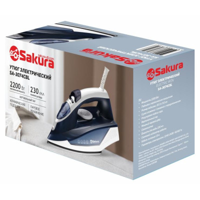 Утюг SAKURA SA-3074CBL 2200Вт керам самоочист-1