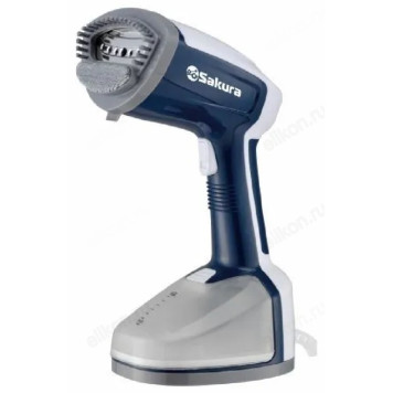Отпариватель SAKURA-3923BL, 1500 Вт, 0.300л, белый / синий