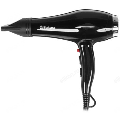 Фен Sakura SA-4037 BK, чёрный, 2400 Вт