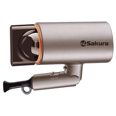 Фен электро 2000Вт 3 режима холод.сушка песочный металлик SAKURA SA-4043BR-1