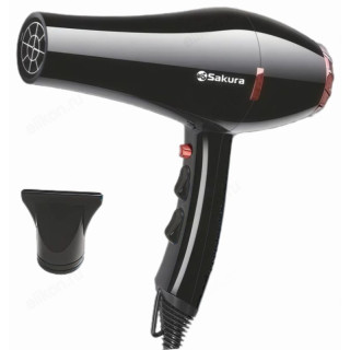 Фен Sakura SA-4047 BK, чёрный, 2000 Вт