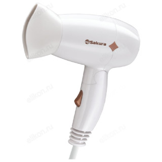 Фен Sakura SA-4049 W, белый, 1200 Вт