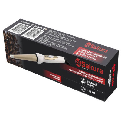 Щипцы для завивки конусные SAKURA SA-4408W-1