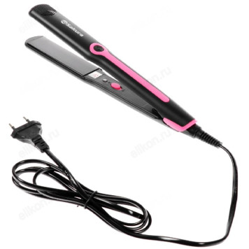 Щипцы-выпрямитель Sakura SA-4516 Р, черный/розовый, 30 Вт-1