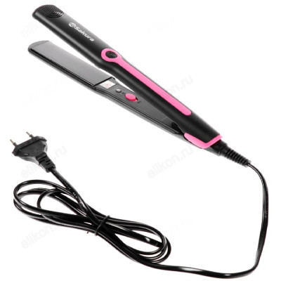 Щипцы-выпрямитель Sakura SA-4516 Р, черный/розовый, 30 Вт-1