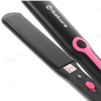 Щипцы-выпрямитель Sakura SA-4516 Р, черный/розовый, 30 Вт-3