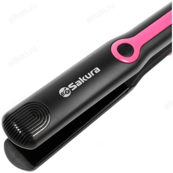 Щипцы-выпрямитель Sakura SA-4516 Р, черный/розовый, 30 Вт-4