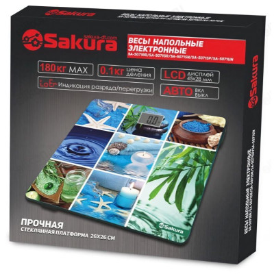 Весы напольные SAKURA SA-5071SN электронные-1