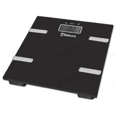 Весы напольные Sakura SA-5073 BK, черный, диагностические