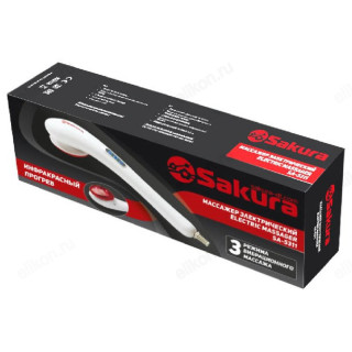 Массажер для тела Sakura SA-5311, вибрационный массаж и инфракрасный нагрев, 9 Вт-1