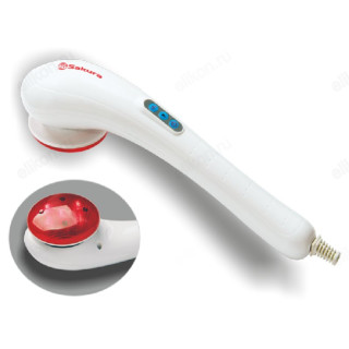 Массажер для тела Sakura SA-5311, вибрационный массаж и инфракрасный нагрев, 9 Вт