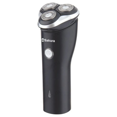 Бритва роторная Sakura SA-5427 BK, черная, аккумуляторная