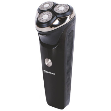 Бритва роторная Sakura SA-5428 BK, черная, аккумуляторная