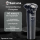 Бритва роторная Sakura SA-5430 BK, черная, аккумуляторная