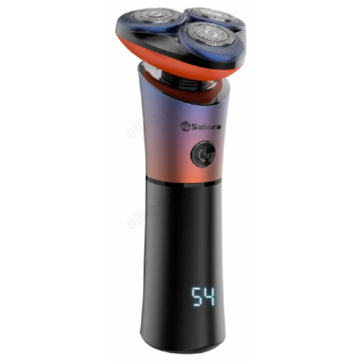 Бритва роторная Sakura SA-5431 BK, черная, аккумуляторная
