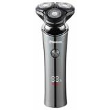 Бритва электрич 3гол триммер влаж.бритье USB SAKURA SA-5435BK