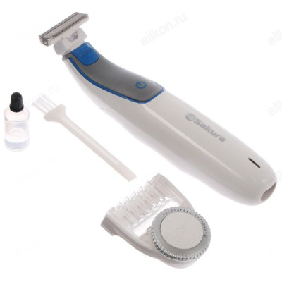 Триммер-бритва SAKURA SA-5530W аккум бело-синий