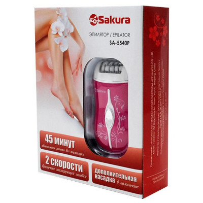 Эпилятор Sakura SA-5540, эпилятор + бритва с  триммером, 2 скорости-3