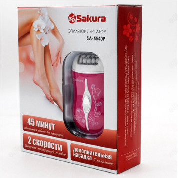 Эпилятор Sakura SA-5540, эпилятор + бритва с  триммером, 2 скорости-1