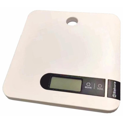 Весы кухон 5кг элек бел SAKURA SA-6051W