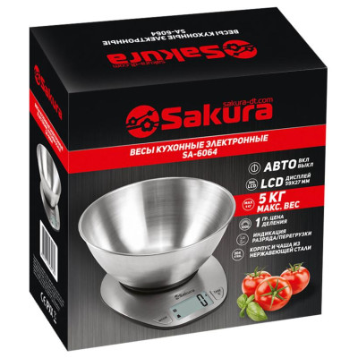 Весы кухонные SAKURA SA-6064 5кг-1