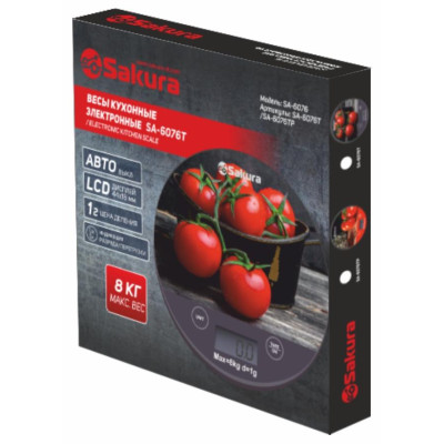Весы кухонные SAKURA SA-6076T 8кг-1