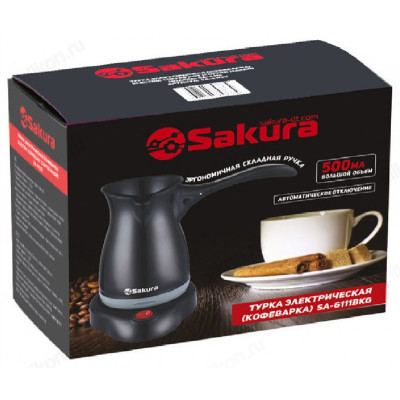 Турка электрическая SAKURA SA-6111BKG-2