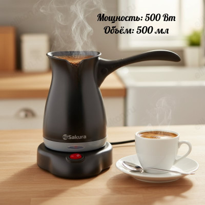 Турка электрическая SAKURA SA-6111BKG