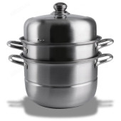 Мантоварка стальная SAKURA SA-613 25,0л 3яруса индук.