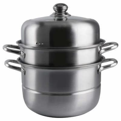Мантоварка стальная SAKURA SA-613 25,0л 3яруса индук.