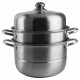 Мантоварка стальная SAKURA SA-613 25,0л 3яруса индук.