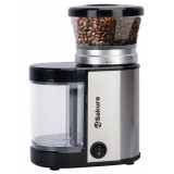 Кофемолка 150Вт 150гр жернов нерж SAKURA SA-6154S