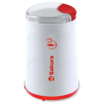 Кофемолка SAKURA SA-6158WR 200Вт бел/крас