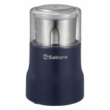 Кофемолка 150Вт 50гр син SAKURA SA-6176BL