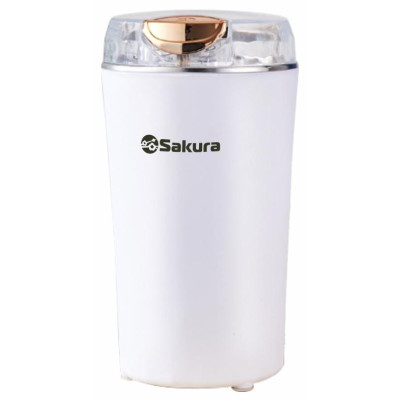 Кофемолка 200Вт 100гр бел SAKURA SA-6178W
