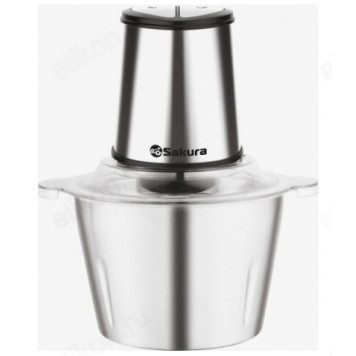 Измельчитель кухонный SAKURA SA-6246BS 2л/стал.чаша