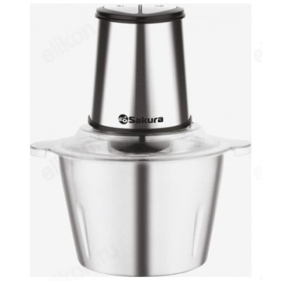 Измельчитель кухонный SAKURA SA-6246BS 2л/стал.чаша