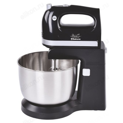 Миксер с чашей SAKURA SA-6326СBK автовращающаяся чаша 3,5л