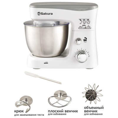 Миксер планетарный SAKURA SA-6327W-1