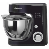 Миксер электр с чашей ELEGANT планетарный 1300Вт 5,0 л 6скор+Турбо SAKURA SA-6332BK