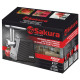 Мясорубка 2000Вт реверс + компл нас SAKURA SA-6424BK