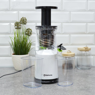 Соковыжималка шнековая Sakura SA-6513WBK-3