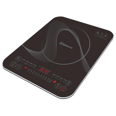 Плитка индукц Premium 1конф 8реж ультра слим SAKURA SA-7155VS-1