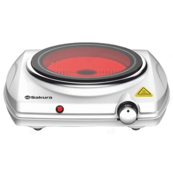 Плита настольная SAKURA SA-7167S 1конф стеклокермика-1