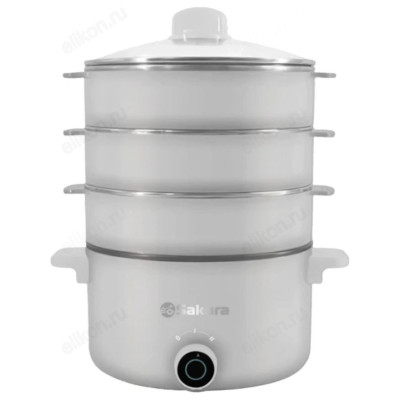 Пароварка SAKURA SA-7218W бел-1